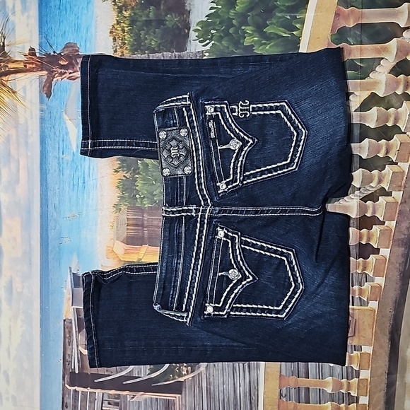 Miss‎ Me Cuffed Capri Jeans Size 27 - Picture 5 of 6